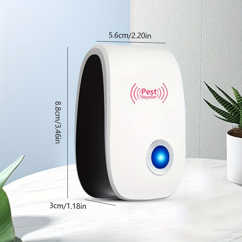 2/4/6pcs Soundwave Technology Pest Repeller for indoor pest control. Repels mosquitoes and insects. Perfect for home, office, and more.