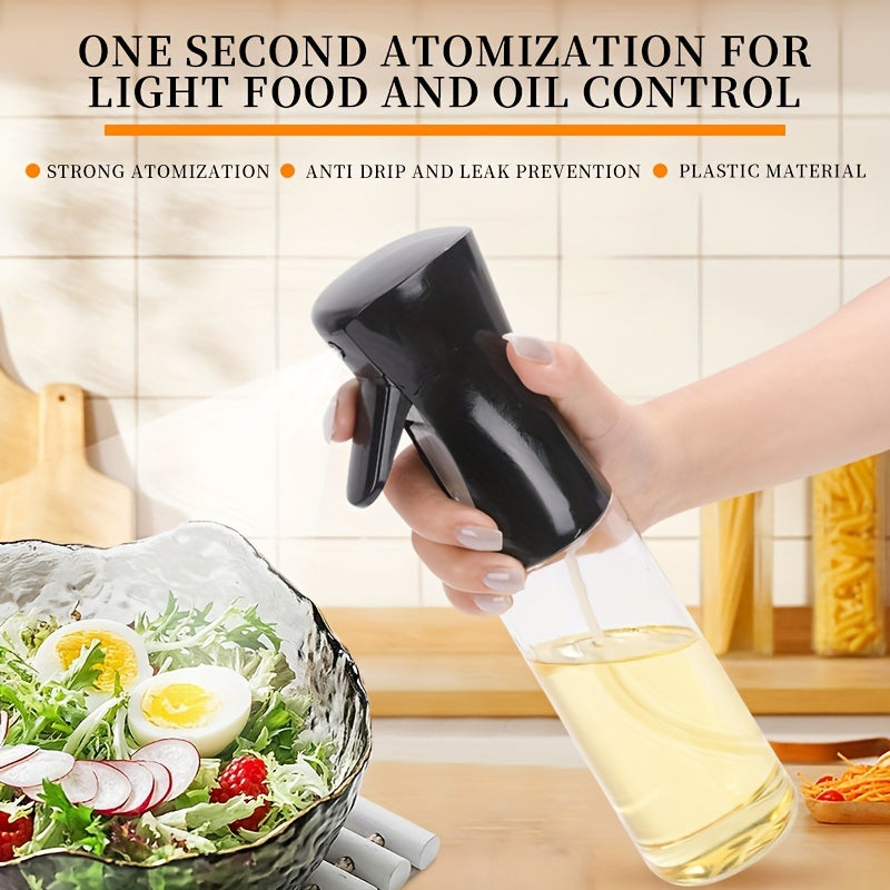 Oil spray bottle for home use, ideal for cooking, suitable for various uses in the kitchen.