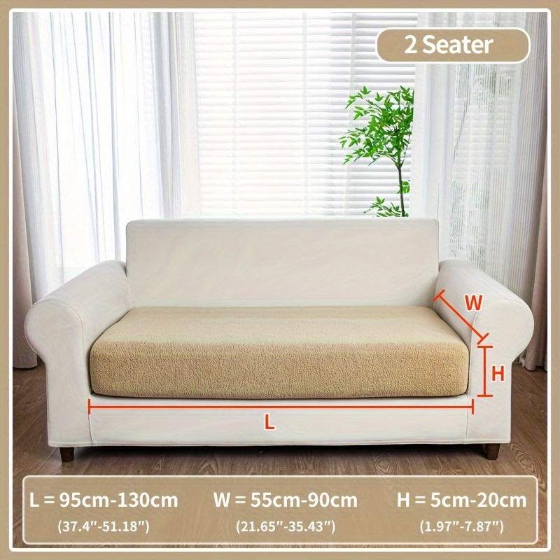 Waterproof stretch sofa cover for all seat sofas, with a modern non-slip design, pet-friendly, and fits L-shaped sofas.