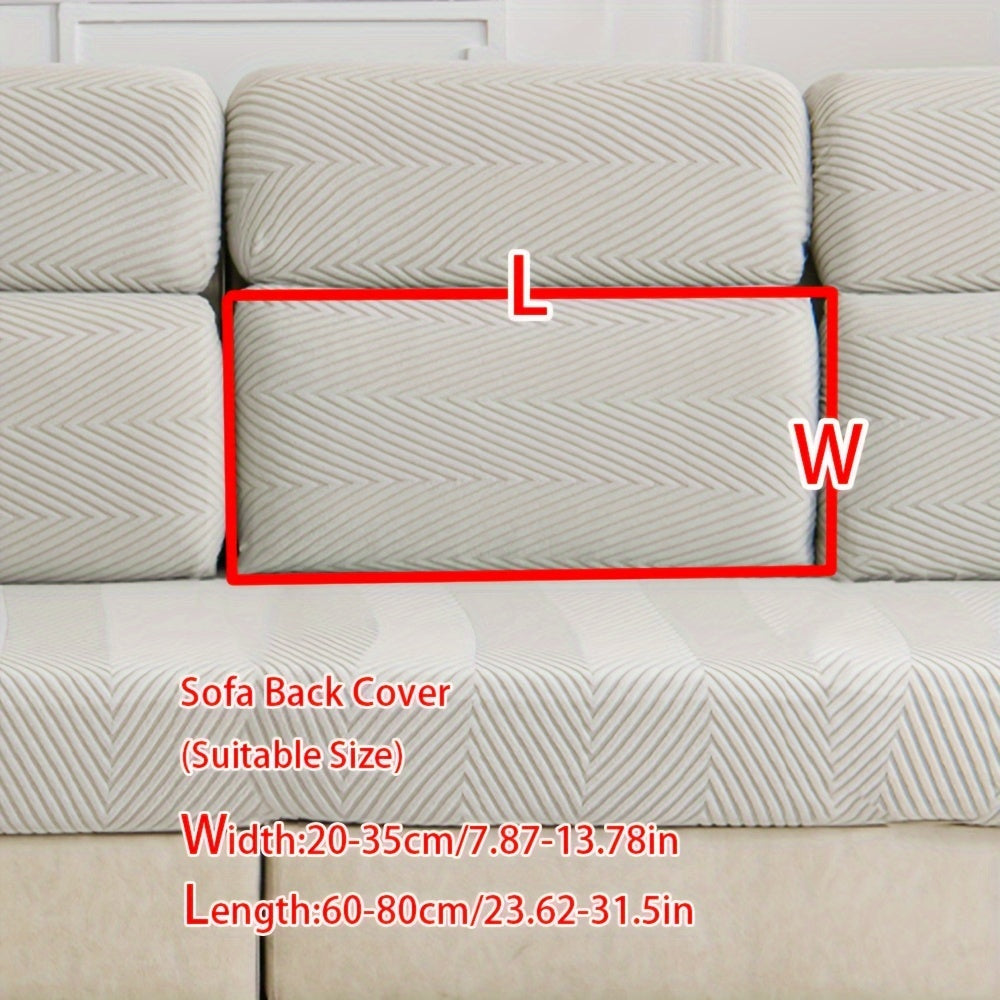 1pc Anti-splash, anti-slip elastic sofa cover for both chic home decor and furniture protection. Sold as single piece.