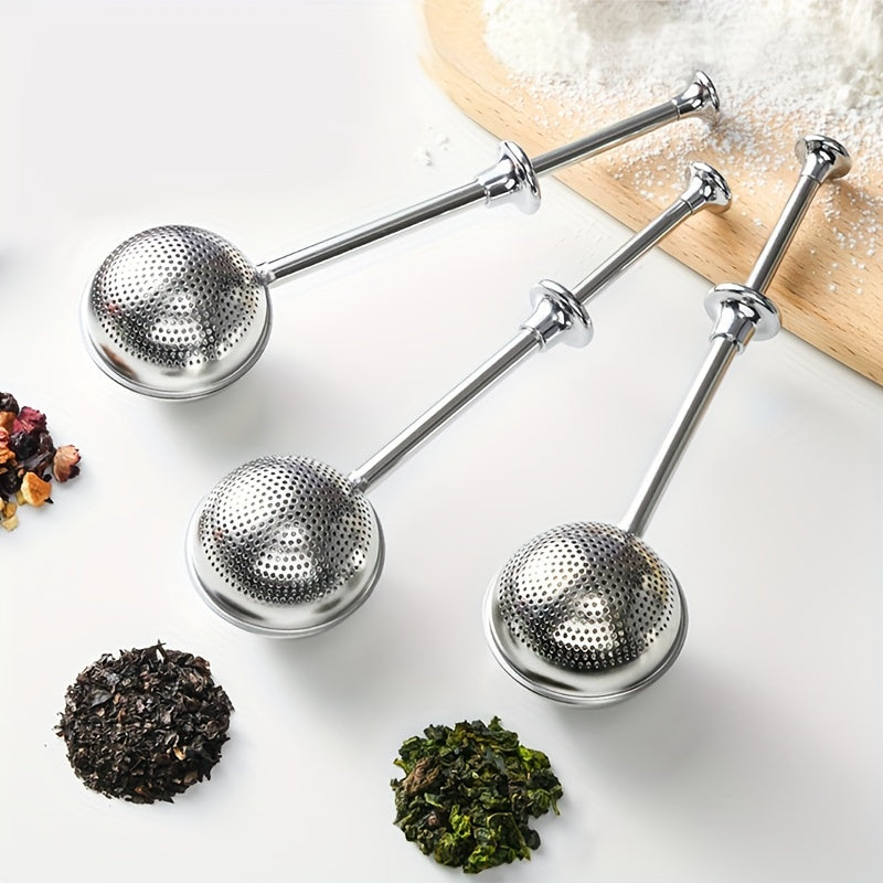 Tea Ball Infuser in Stainless Steel with Adjustable Design, Ideal for Brewing Coffee, Tea, and Espresso, Doubles as Baking Powder Sifter, Perfect Addition to Kitchen and Dining Collections, Festive Seasonal Gift for Christmas, Halloween, Easter