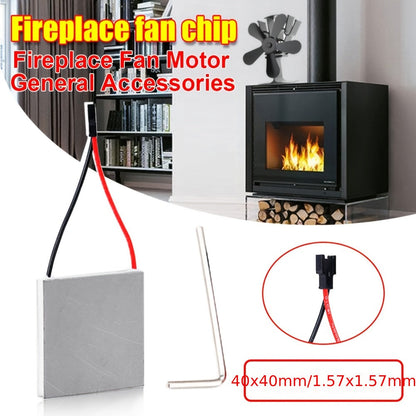 There is a difference in power generation between a 40mm fireplace fan accessories generator electric power fireplace fan motor and a chip stove heater motor.