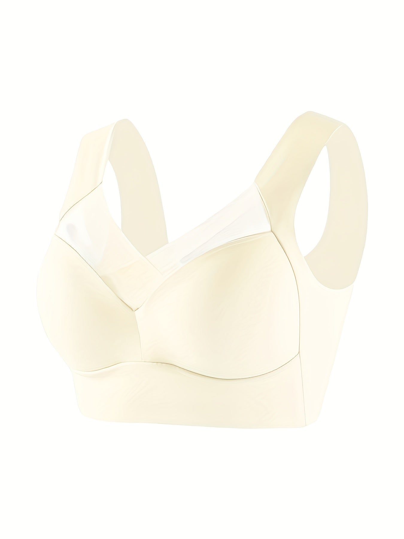 Esselegance 1pc Sports Bra with side breast control, push up, and high elasticity, no steel ring.