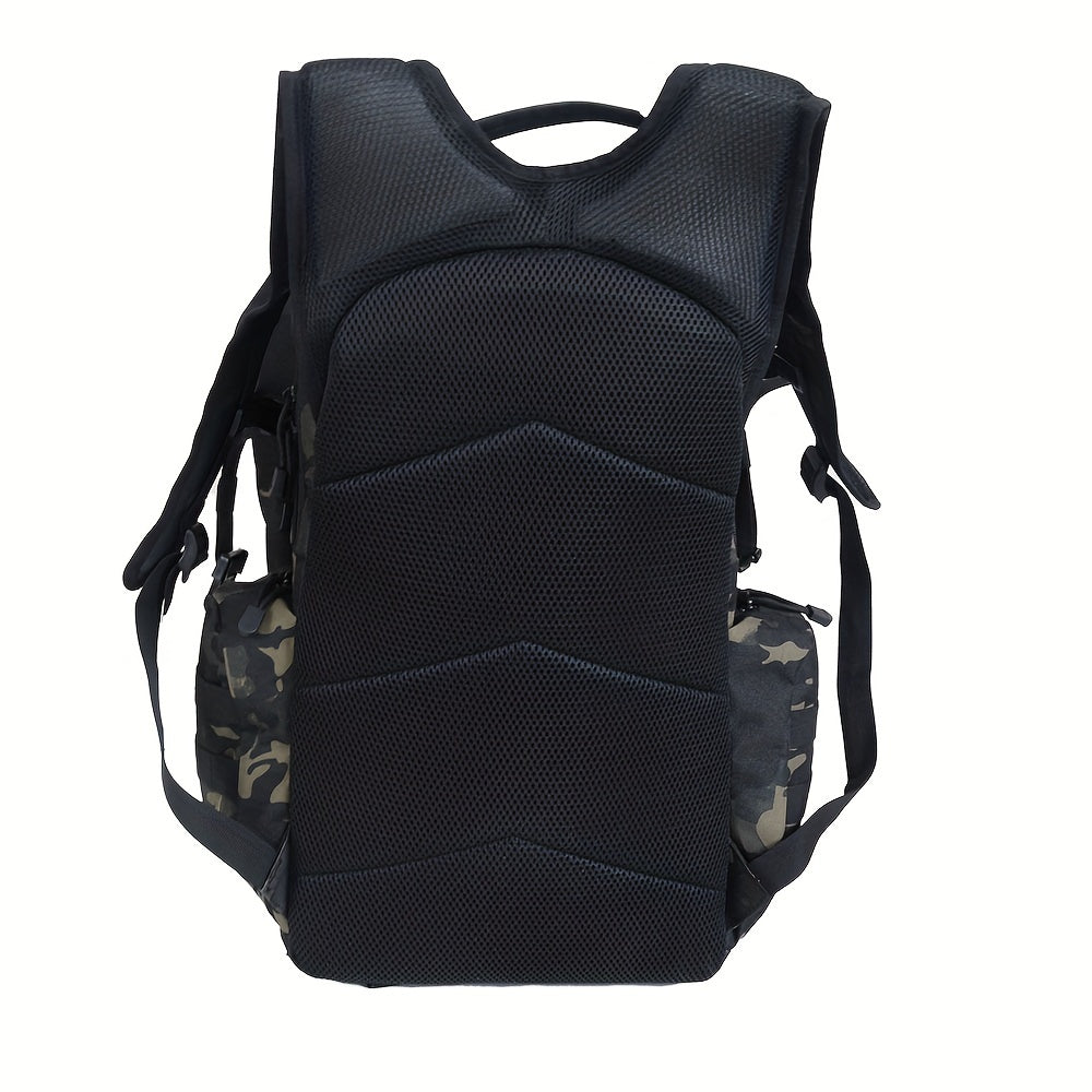 Large capacity shoulder bag for outdoor camping and hiking.