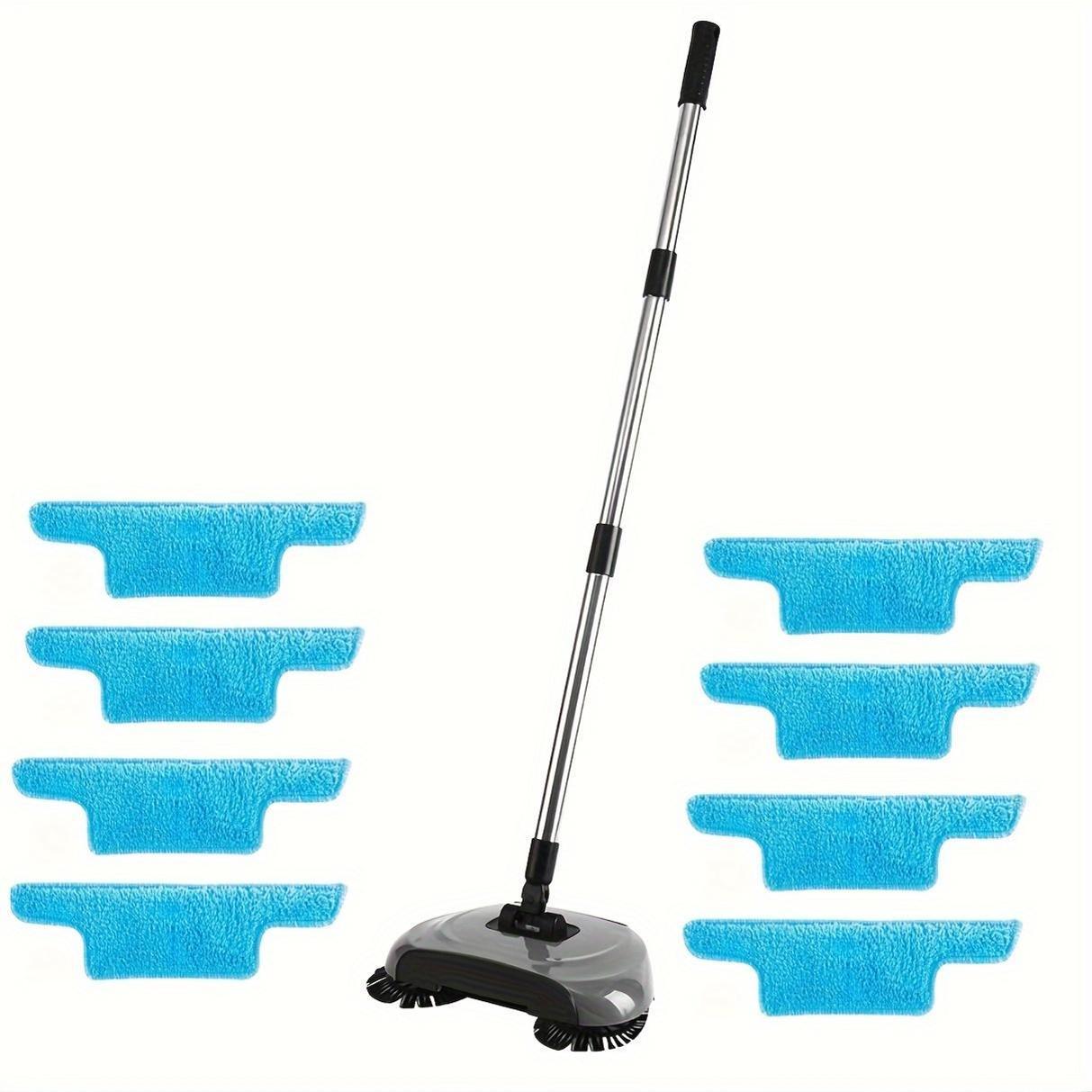 Multi-functional Hand Push Sweeper, Mop, and Dustpan Set - Effortless Cleaning for Various Hard Floor Surfaces, Perfect for Kitchen, Bedroom, and Living Room - Must-Have Cleaning Tool for Every Home