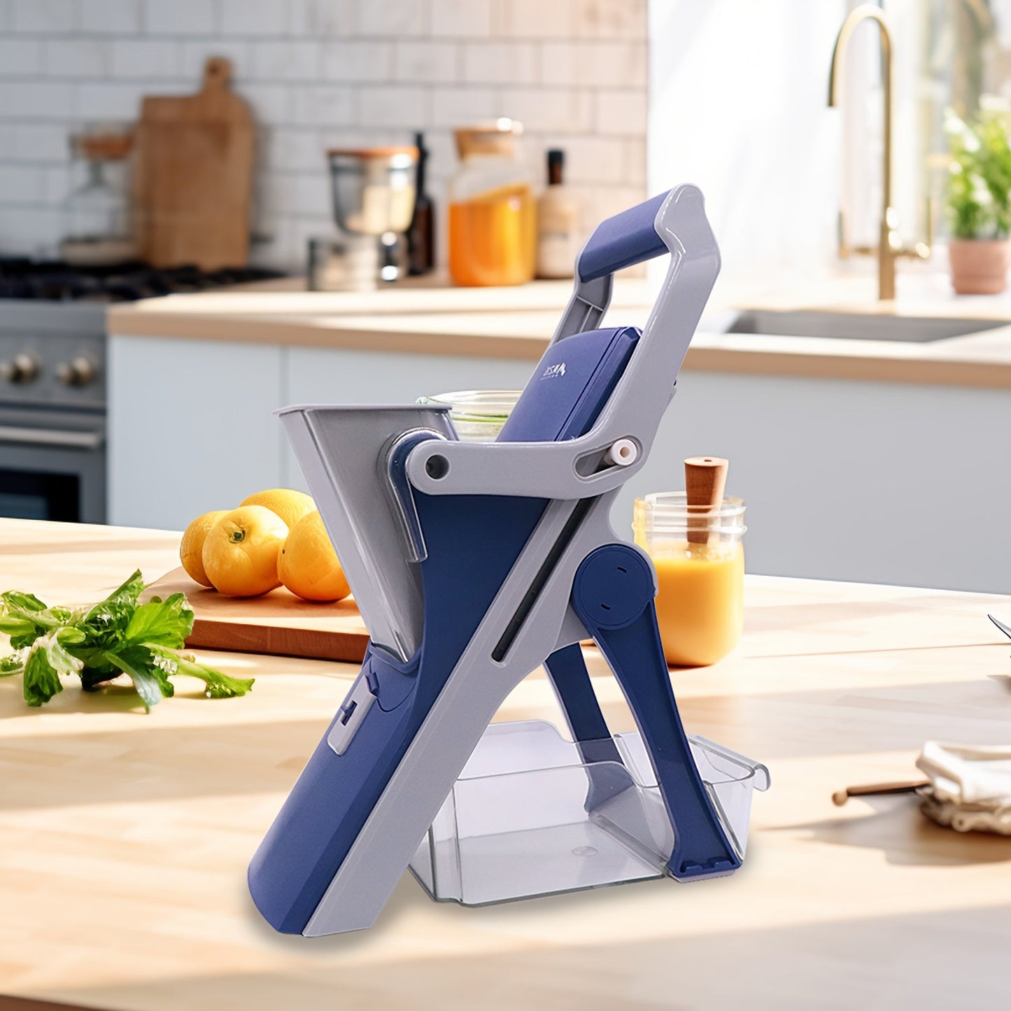 Our range of kitchen essentials includes a vegetable chopper, onion mincer, cutter, dicer, egg slicer with container, French fry cutter, potato slicer, and salad chopper. These gadgets are perfect for simplifying your food preparation tasks at home.