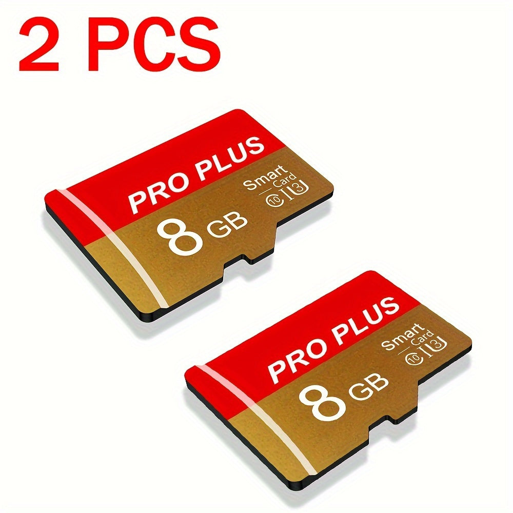 Two sets of memory cards ranging from 2GB to 64GB, suitable for various devices - genuine capacity, secure storage.