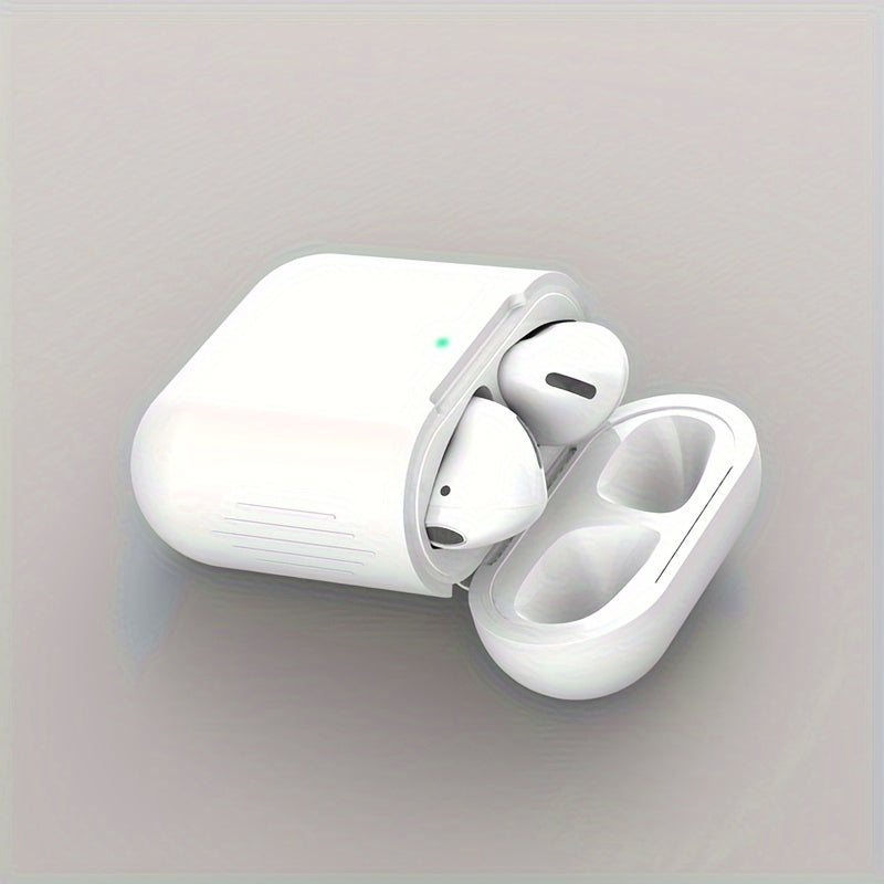 AirPods protective case for 1st and 2nd generation, compatible with wireless silicone earphones.