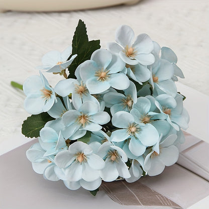 Elegant artificial Begonia flower arrangement in fabric, perfect for any table decor.