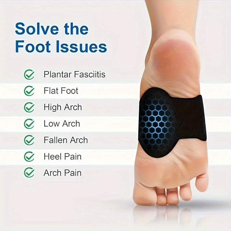 1 or 2pcs Arch Support Insoles for Men and Women with Flat Feet