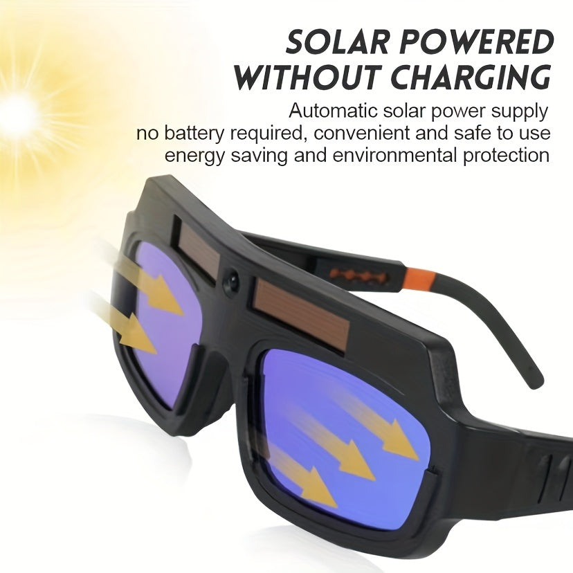 Automatic light-adjusting welding glasses for welders provide color-changing welding protection and labor protection. These UV argon arc welding glasses offer eye protection against strong