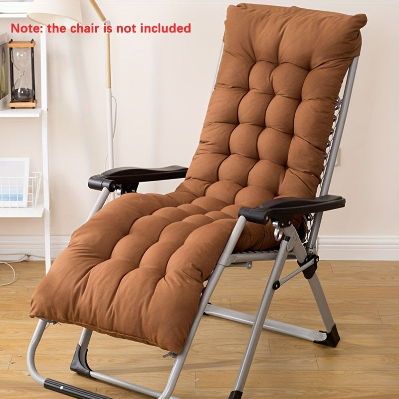 Soft & breathable cushion for a recliner chair, filled with thick PP material and covered in durable brushed fabric. Provides a comfortable seat pad for extended sitting periods.