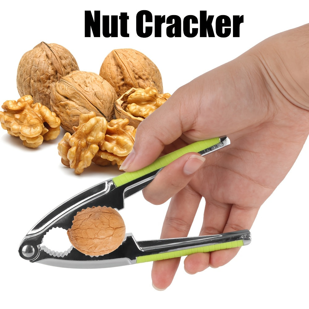 Multi-Functional Metal Nutcracker Pliers - Durable Tool for Quick Shell Opening of Pine, Walnut, Hazelnut in the Kitchen