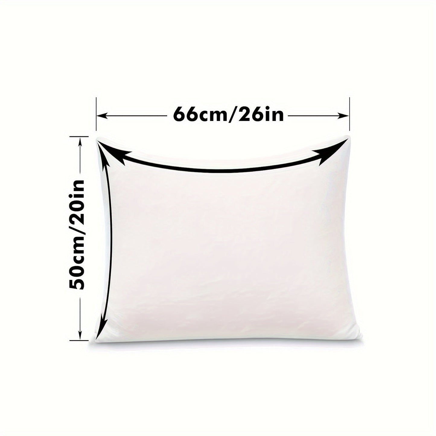 White Waterproof Knit Pillowcase with Zipper Closure - Thick, Durable, and Stylish for Cozy Autumn/Winter Comfort