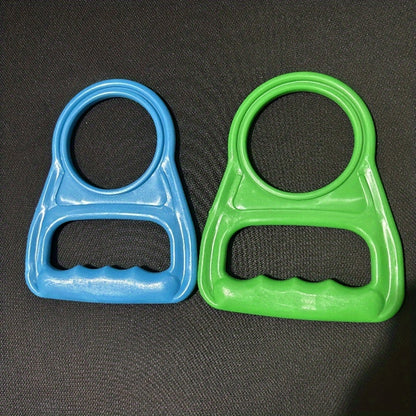 Durable plastic water bottle carrier handle for office, camping, and restaurant use. Ideal for carrying water dispensers with ease.