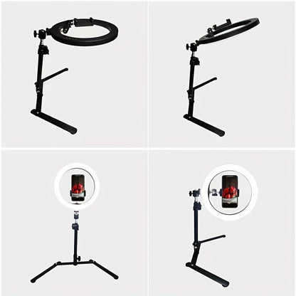 25.4 cm bracket phone stand for overhead shooting.