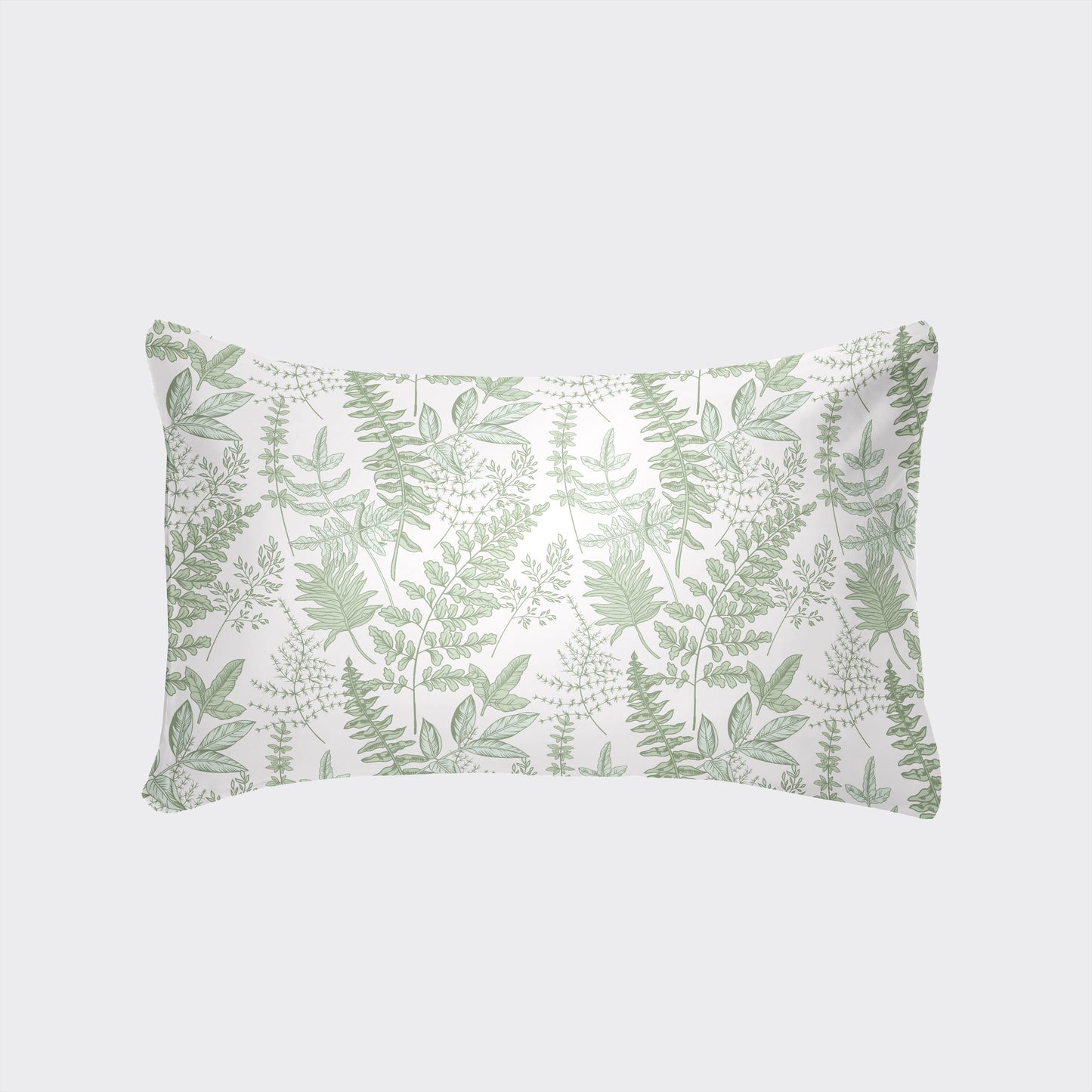 Luxurious Pillowcase with Envelope Closure - Available in Various Sizes (30x50cm to 50x75cm) - Stylish Designs in White, Gray Plaid, Red Plaid, Green Botanicals, Leopard Print, and Geometric Patterns - Suitable for Every Season, Great for Home Decor Gifts