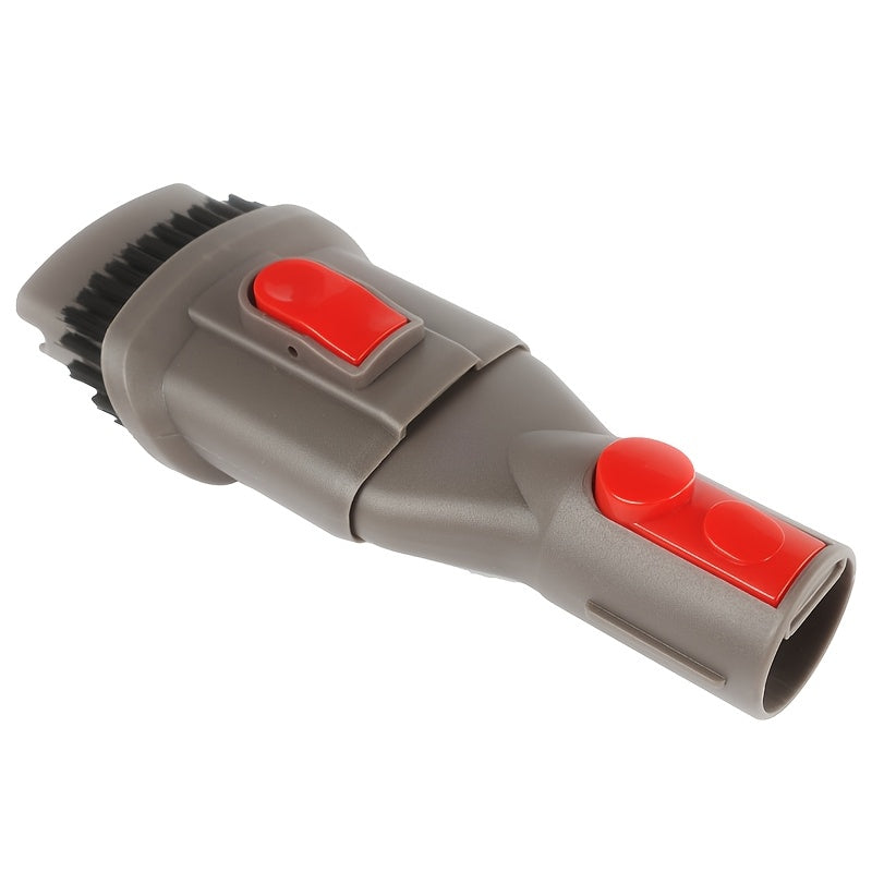 Replacement parts and accessories for Dyson compatible vacuum cleaners, including a plastic crevice tool and brush attachment for model versions V15, V12, V11, V10, V8, V7.