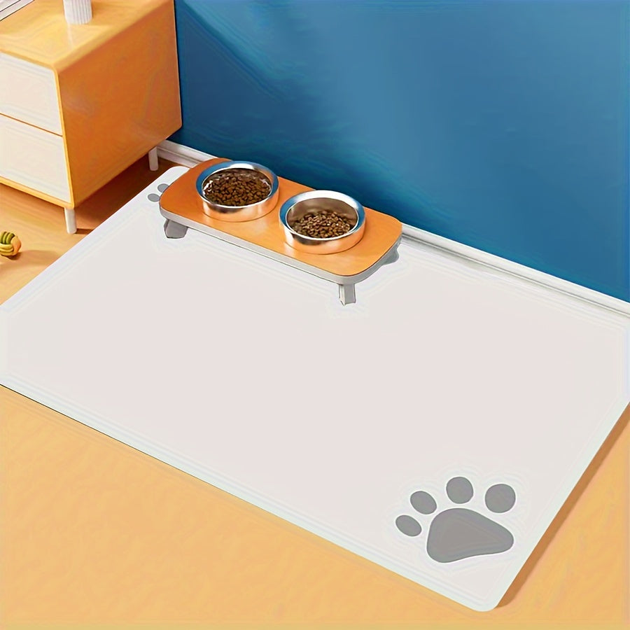 Soft non-slip pet mat for dogs, absorbs liquids quickly, easy to clean.