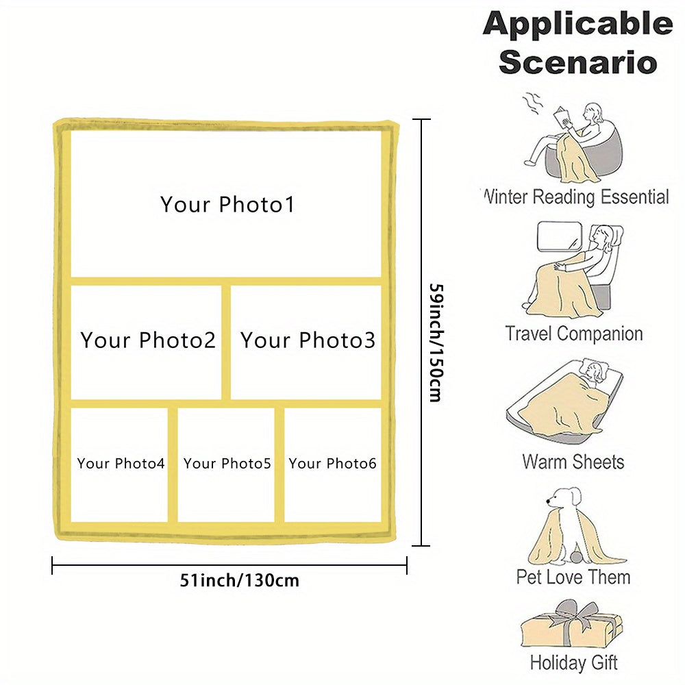 Настройте фланелевое фотопокрывало - уютный и мягкий плед с вашим изображением - идеально подходит для подарков, дома, офиса или для комфортного использования в пути.