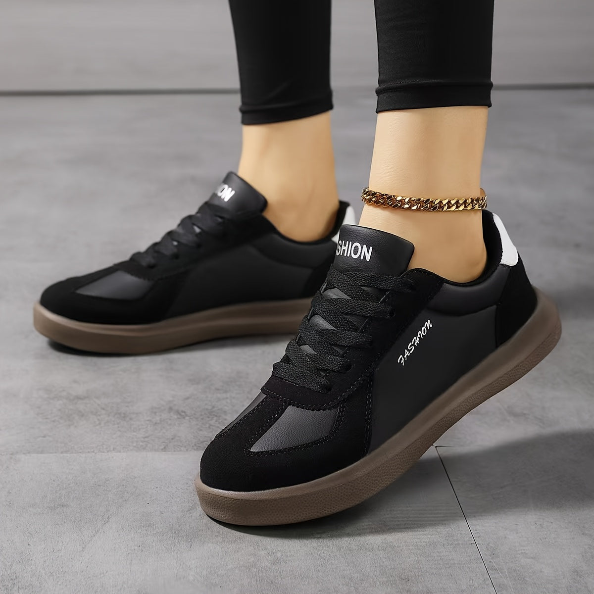 Casual lace-up women's sneakers with lightweight microfiber fabric, fabric inner and insole, and Phylon sole for all-season comfort. Hand washable.