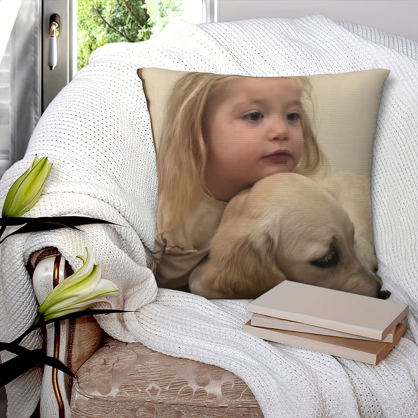 Personalize your favorite celebrities, pets, and more with our custom photo pillows. Double-sided print on soft plush fabric, perfect for sofa, bed, and car cushions.