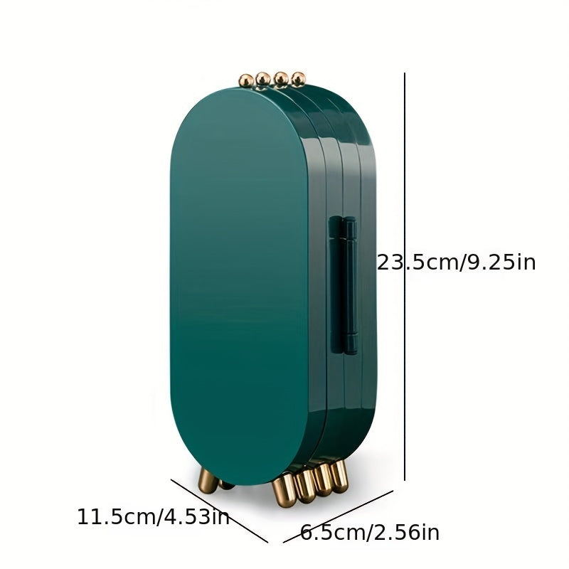Элегантная шкатулка для хранения ювелирных изделий для организации и демонстрации серег и ожерелий дома.