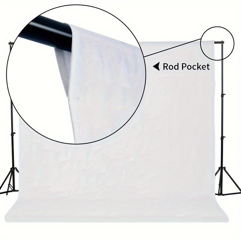 Pristine polyester backdrop ideal for photography booths, photo shoots, video recordings, and party curtains