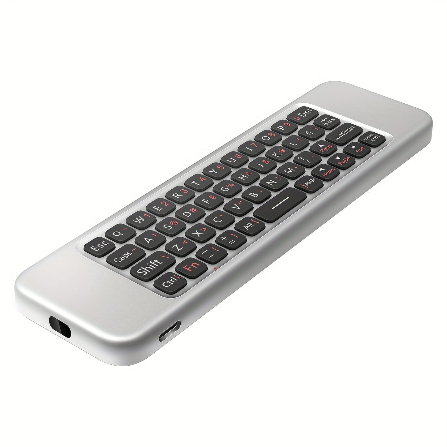 W3 Air Mouse Remote with Voice and Motion Control, Keyboard, Infrared, and Learning Function.