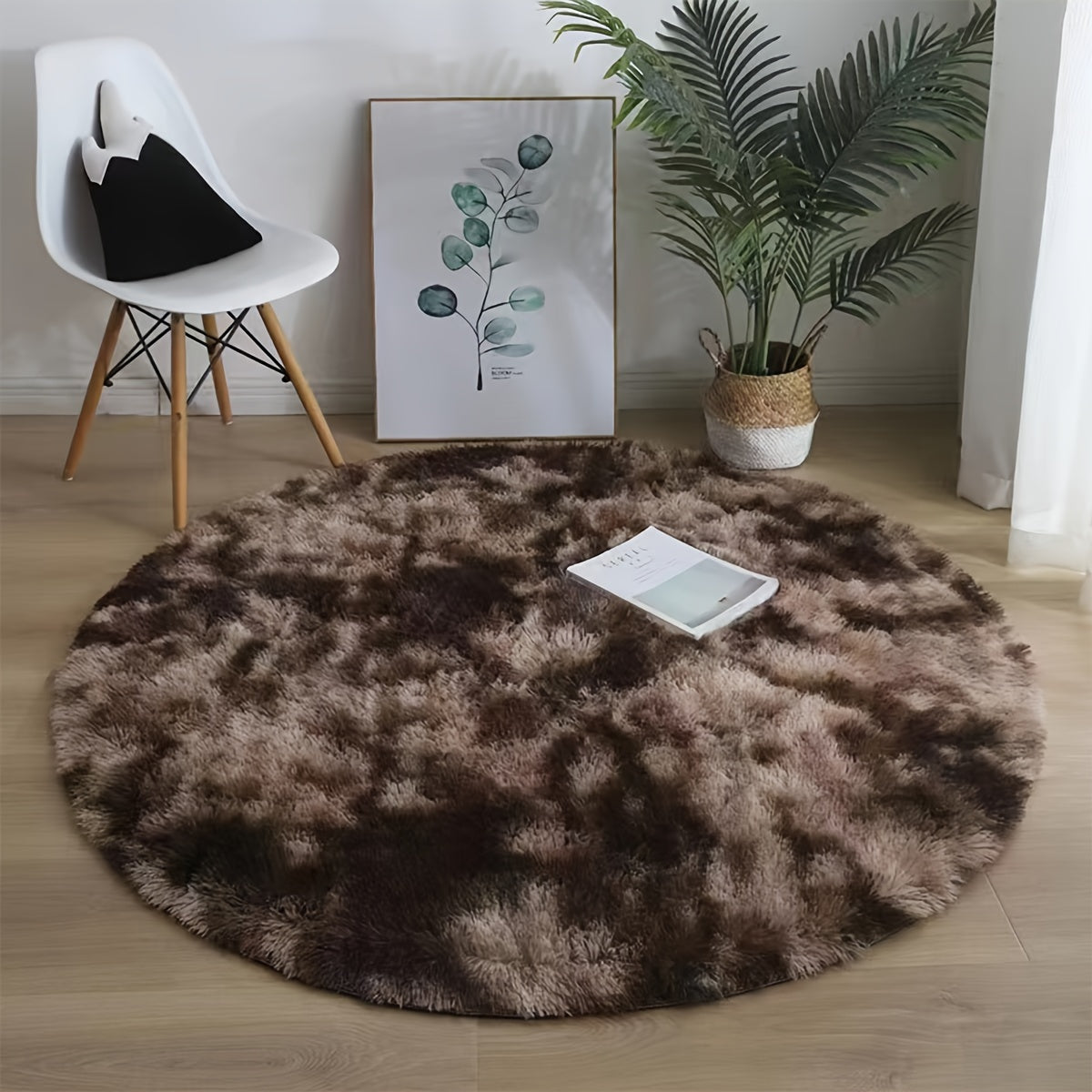 Indulge in the luxurious comfort of our Super Soft Fluffy Area Rug, crafted with non-slip plush polyester fiber for ultimate coziness. Ideal for enhancing the decor in your living room, bedroom, nursery, game room, or dorm. This rug is hand wash only and