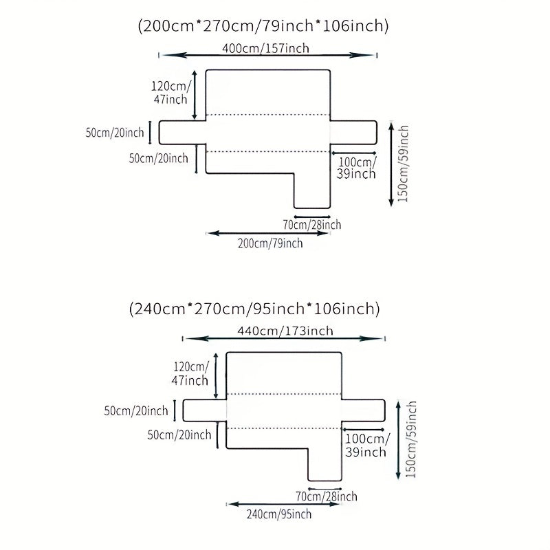 Waterproof, reversible L-shaped sofa slipcover for pets, ideal for home decor.
