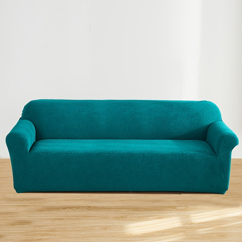 Stretch Sofa Cover with Embossed Design, Fits All Furniture in Nordic Minimalist Style.