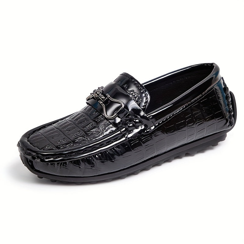 New summer 2022 boys' loafers - slip-on shoes for toddlers and older children in British style.