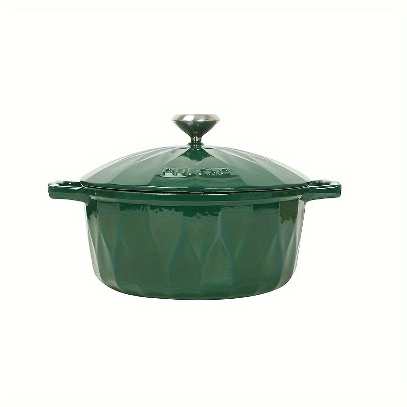 Enameled Cast Iron Pot - Versatile and Non-Stick, Ideal for Cooking Rice & Sauces, Works with Induction, Ceramic, Electric, Halogen & Gas Cooktops - Comes in 78oz, 138oz, and 169oz Options