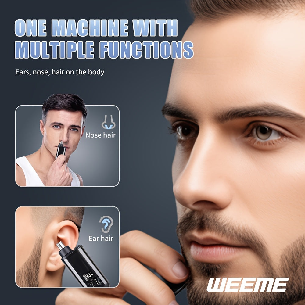 The WEEME WM001 Electronic Nose Hair Trimmer is stylish, portable, and rechargeable, making it an excellent choice for men's grooming. It is easy to use and helps maintain a neat appearance