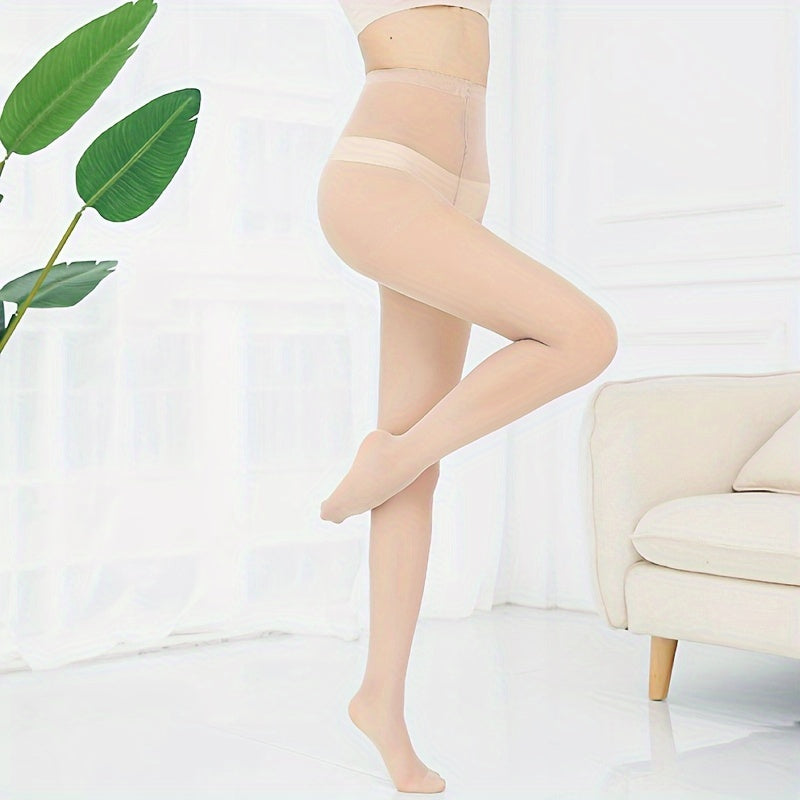 Ultra-Thin Flesh-Colored Concealer Pantyhose, Natural and Sexy Black Stockings, 3pcs/6pcs