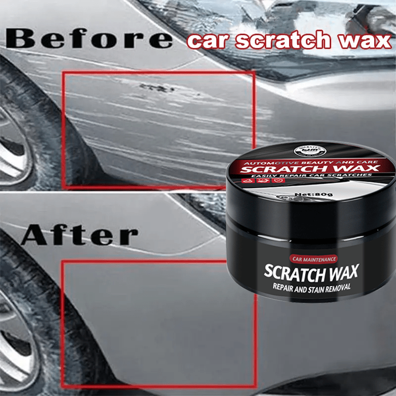 AutoPro Car Scratch Repair Wax for vehicles, 80g - Universal Paint Scratch and Swirl Remover.