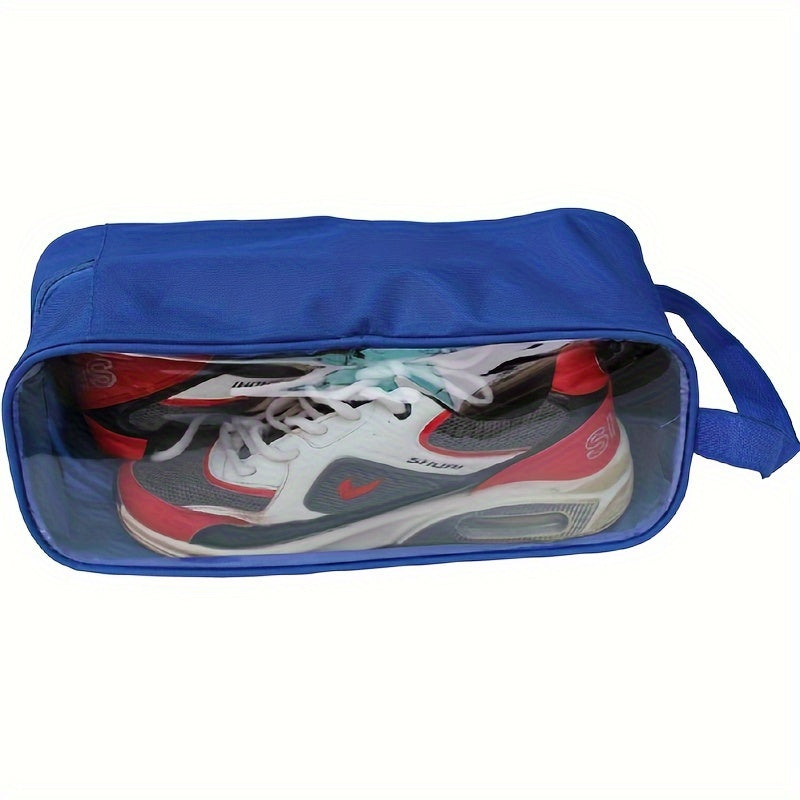 Durable Oxford Fabric shoe bag for travel with breathable design, lightweight for home and outdoor use.