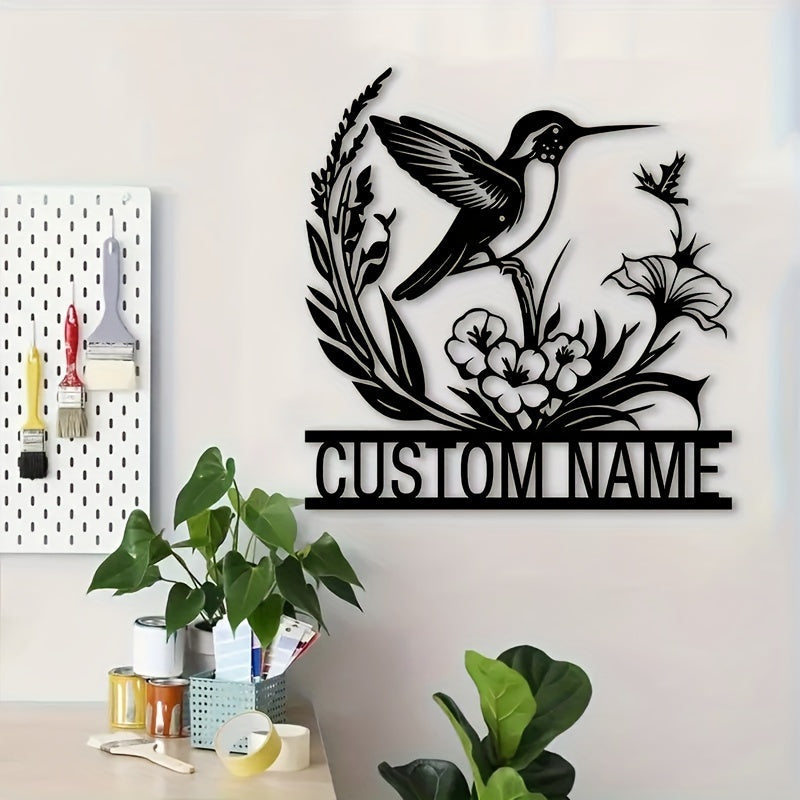 Personalized Metal Bird Flower Wall Art - Farmhouse Decor for Porch or Courtyard

Add a touch of charm to your home with this stunning metal wall art featuring a personalized bird and flower design. This customizable piece is perfect for adding a unique