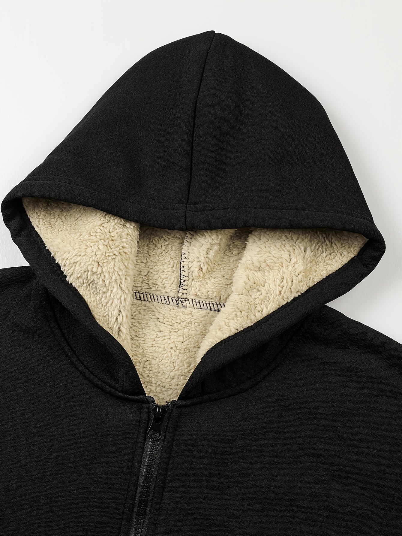 Men's Plus Size Casual Zip Up Fleece Hoodies.