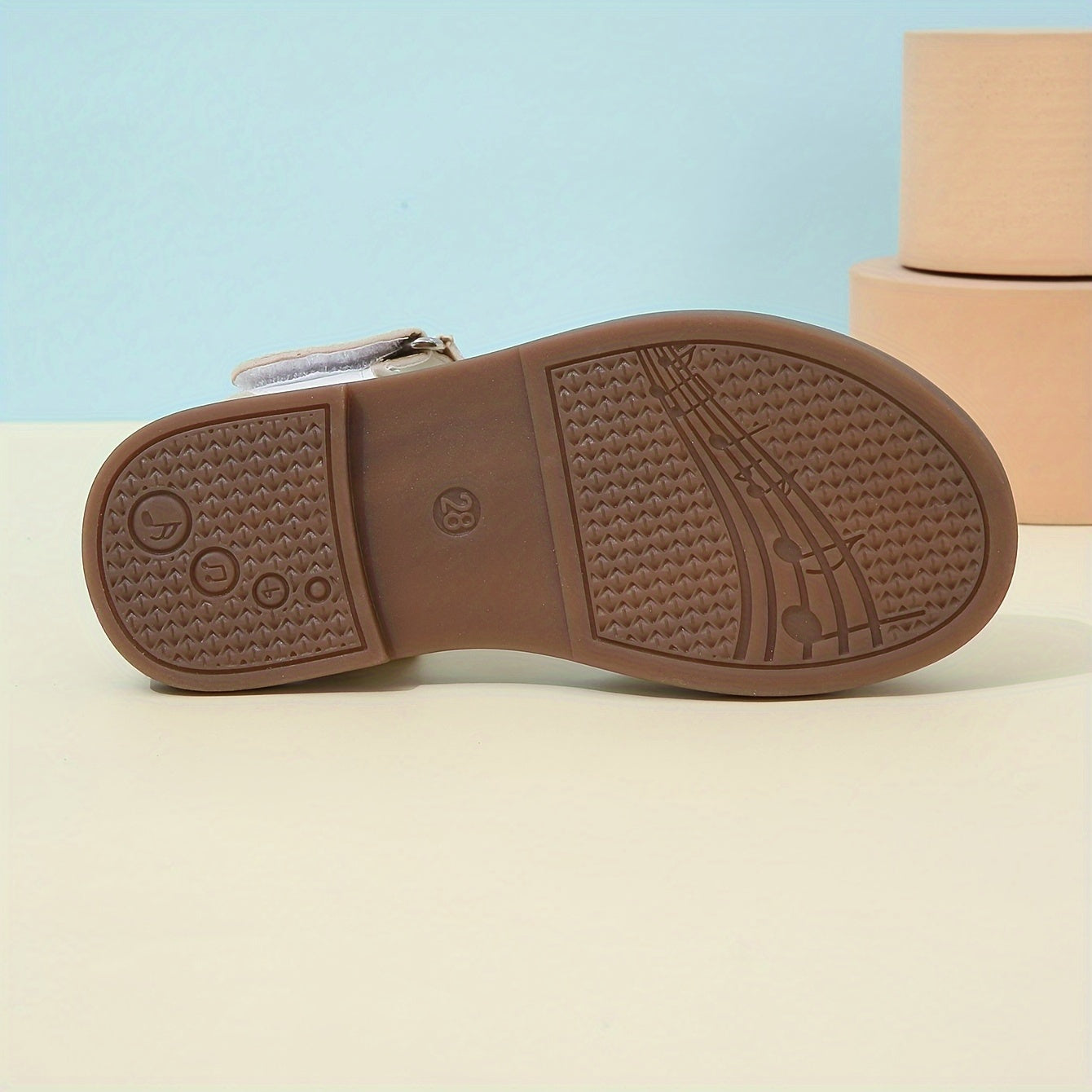 Stylish solid color sandals for girls, perfect for spring and summer.