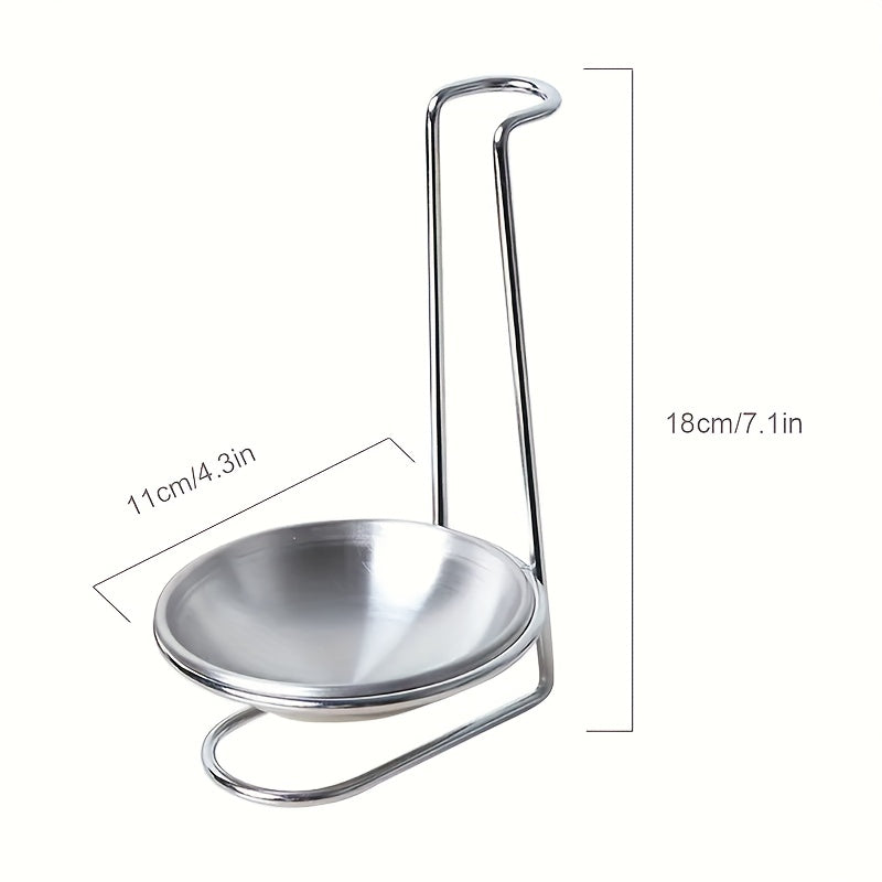 - Stainless steel kitchen organizer set for home and restaurant use, including vertical spoon & bowl holder with strainer and cooking utensil stand.