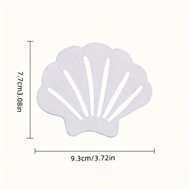 Набор из 6 противоскользящих наклеек для ванной Shell Design, противоскользящие наклейки на душевые пороги с безопасными самоклеящимися наклейками для ванны, необходимые аксессуары для ванной комнаты