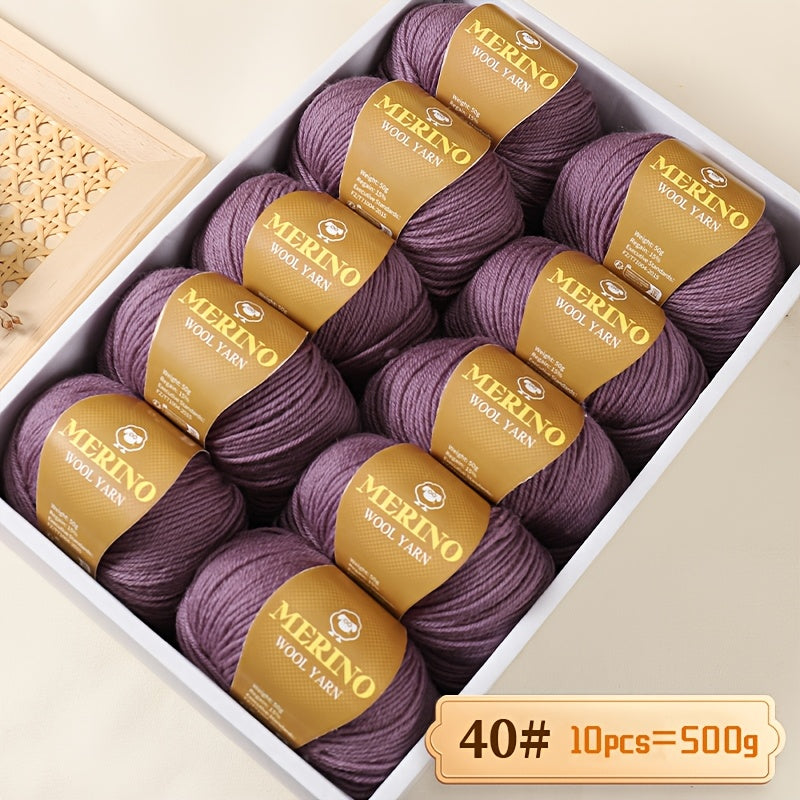 500g of high-quality wool yarn and 212g of medium fine camel hair yarn suitable for autumn and winter hand-knitted sweaters, scarves, hats, and warm clothes. Includes 1 large pack of wool