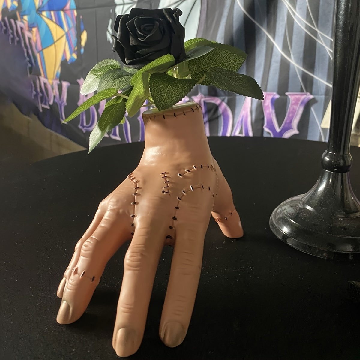 Addams Family Fake Hand Prop for Cosplay and Decorations - Perfect for Halloween and Easter Gifts in 2023