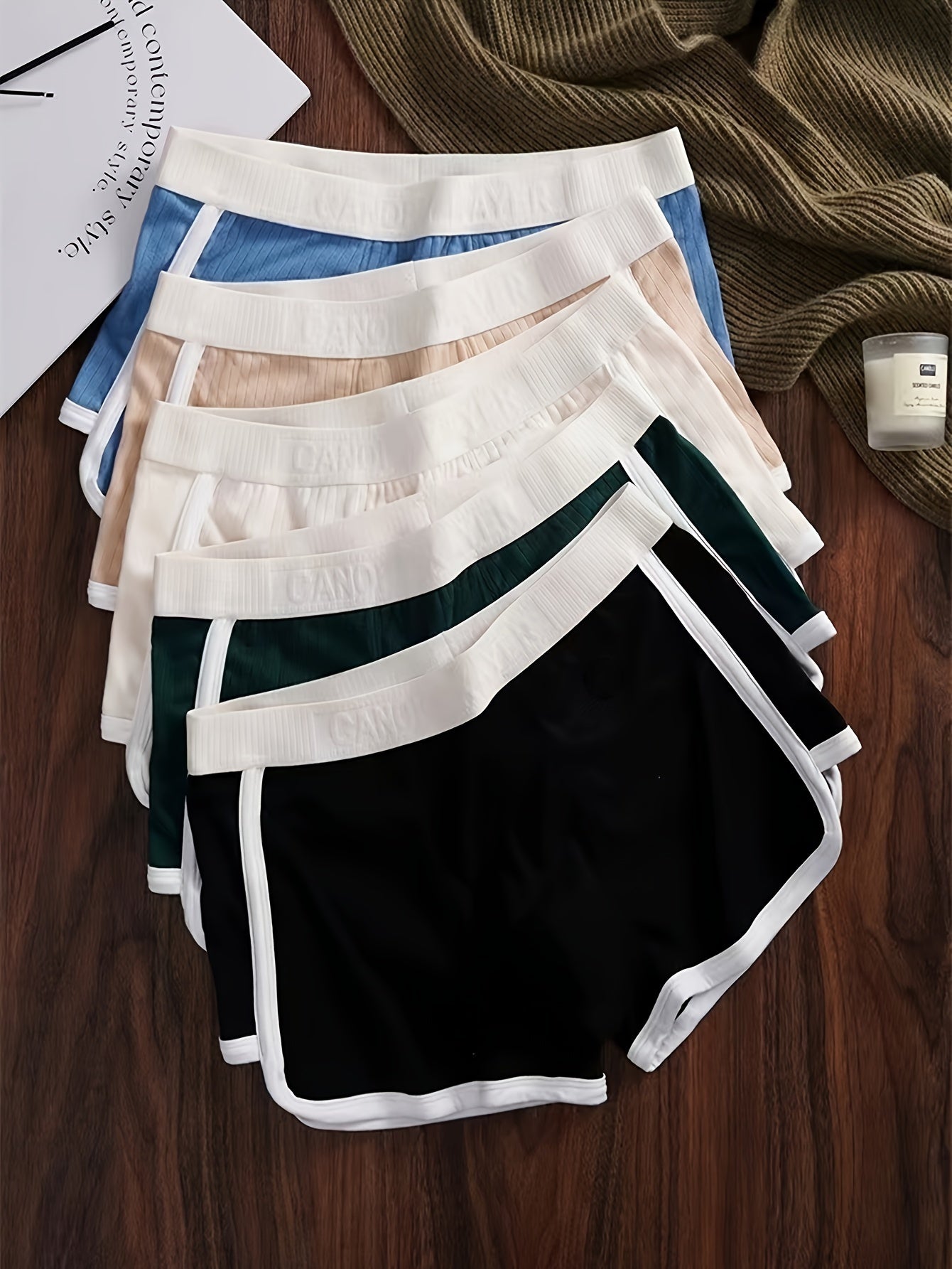 Three men's boxer briefs for comfortable, breathable, and dry sports wear.