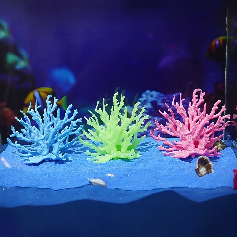 Imitation coral decoration for aquariums and living rooms.