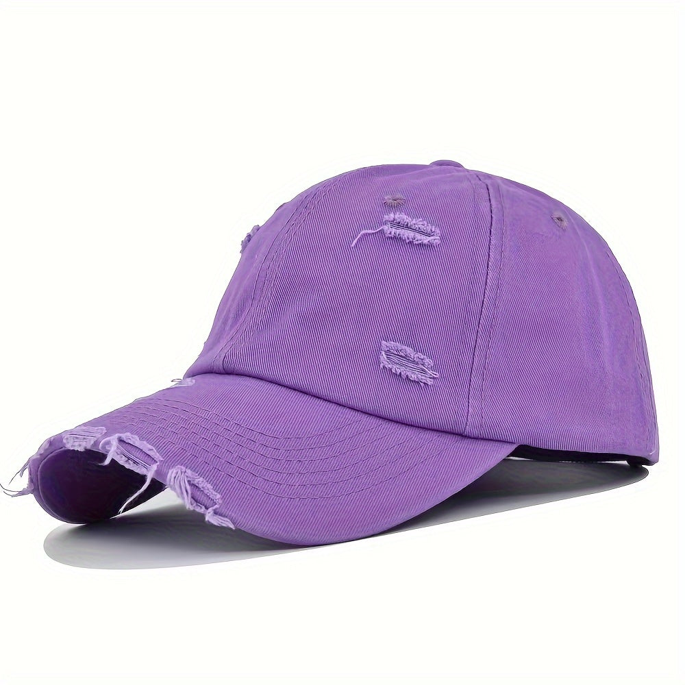 Stylish baseball cap with breathability and sun protection, suitable for both women and men