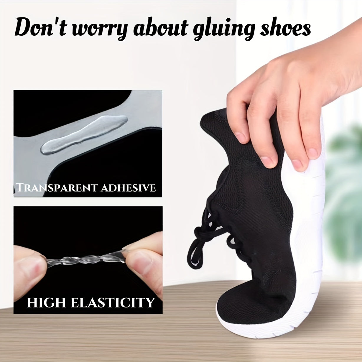 60ml Strong Shoe Glue: Effective for Repairing Shoes including Plastic Materials.