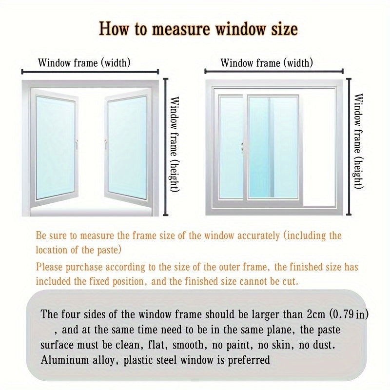 1pc Thermal Insulation Window Film: Windproof, leak-proof, transparent for sunlight passage. Fits glass, wood, aluminum windows in home, kitchen, bedroom.